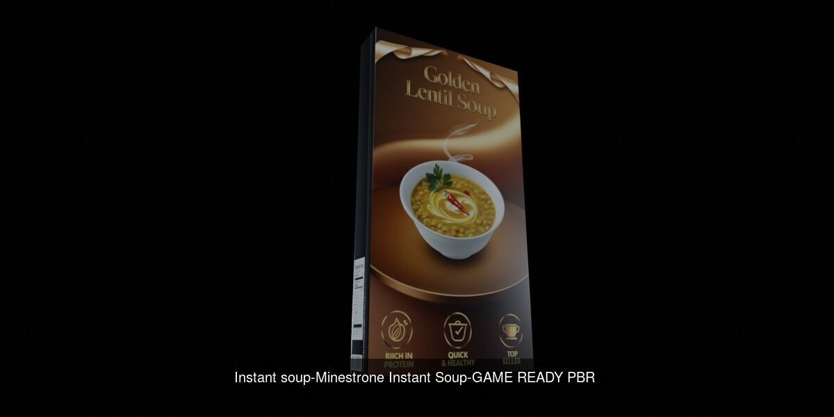 Instant soup-100 Different Texture Version 3D Model Collection _55
