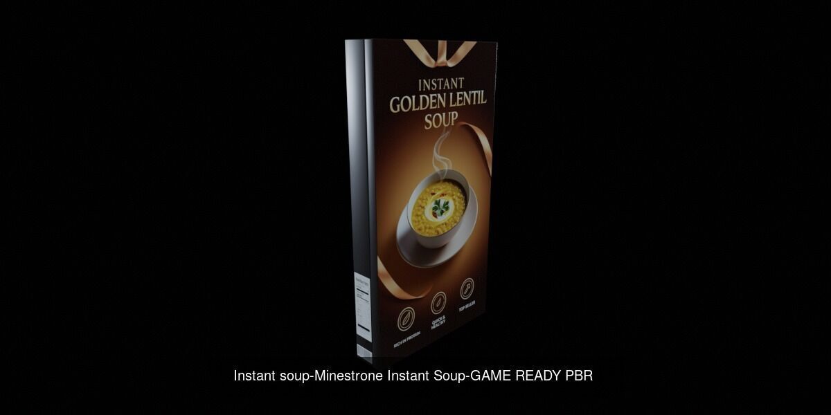 Instant soup-100 Different Texture Version 3D Model Collection _23