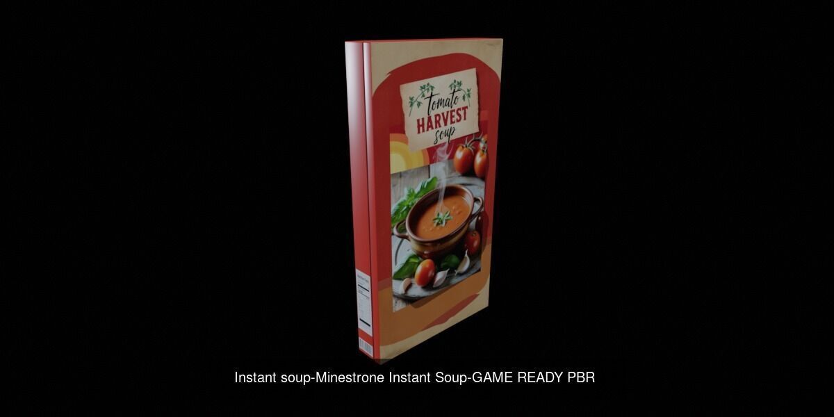Instant soup-100 Different Texture Version 3D Model Collection _109