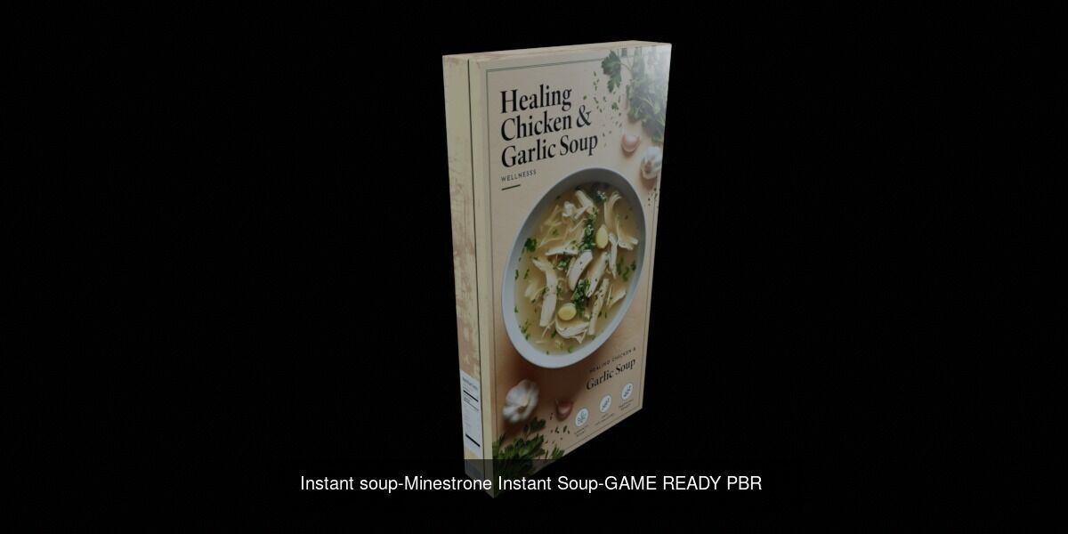 Instant soup-100 Different Texture Version 3D Model Collection _86