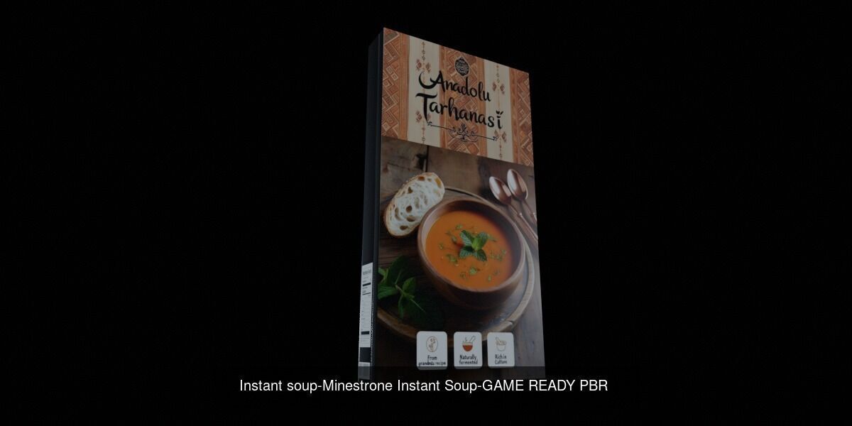 Instant soup-100 Different Texture Version 3D Model Collection _54