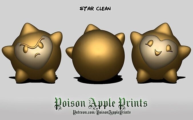 Wish Star - Character Model 3D print model