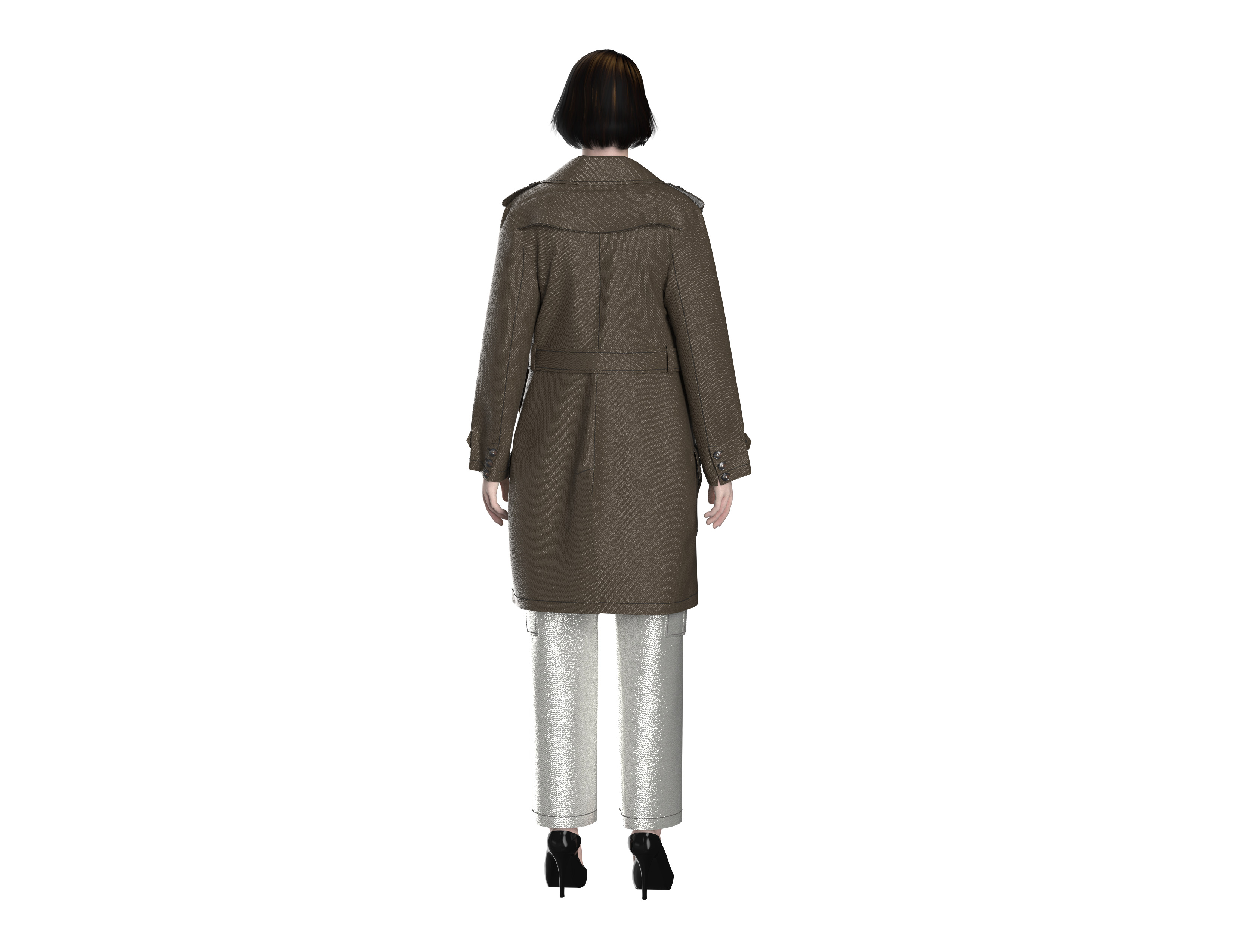 92 coat set for women 3D print model_2