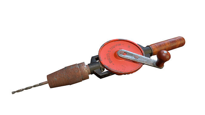 Manual Hand Drill Machine 3D model