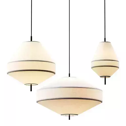 Solara Linen Pendant Lamps