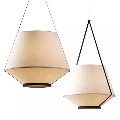 Forestier CARRIE LED fabric pendant lamp