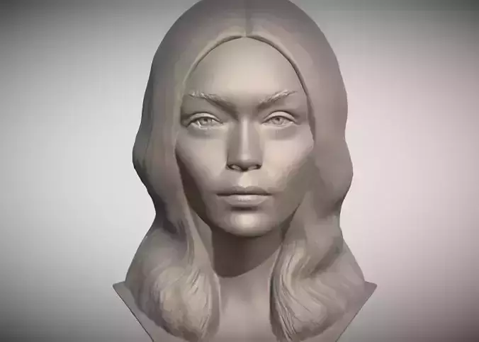 Gigi Hadid bust 3D print model