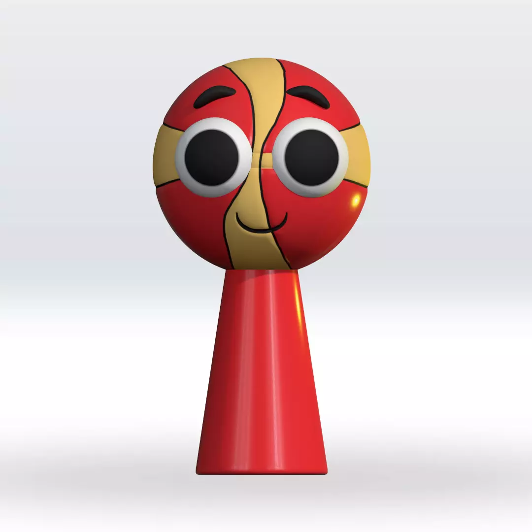 Sprunki nom STL 3D Multicolor 3mf 3D Model Character Fanart 3D print model