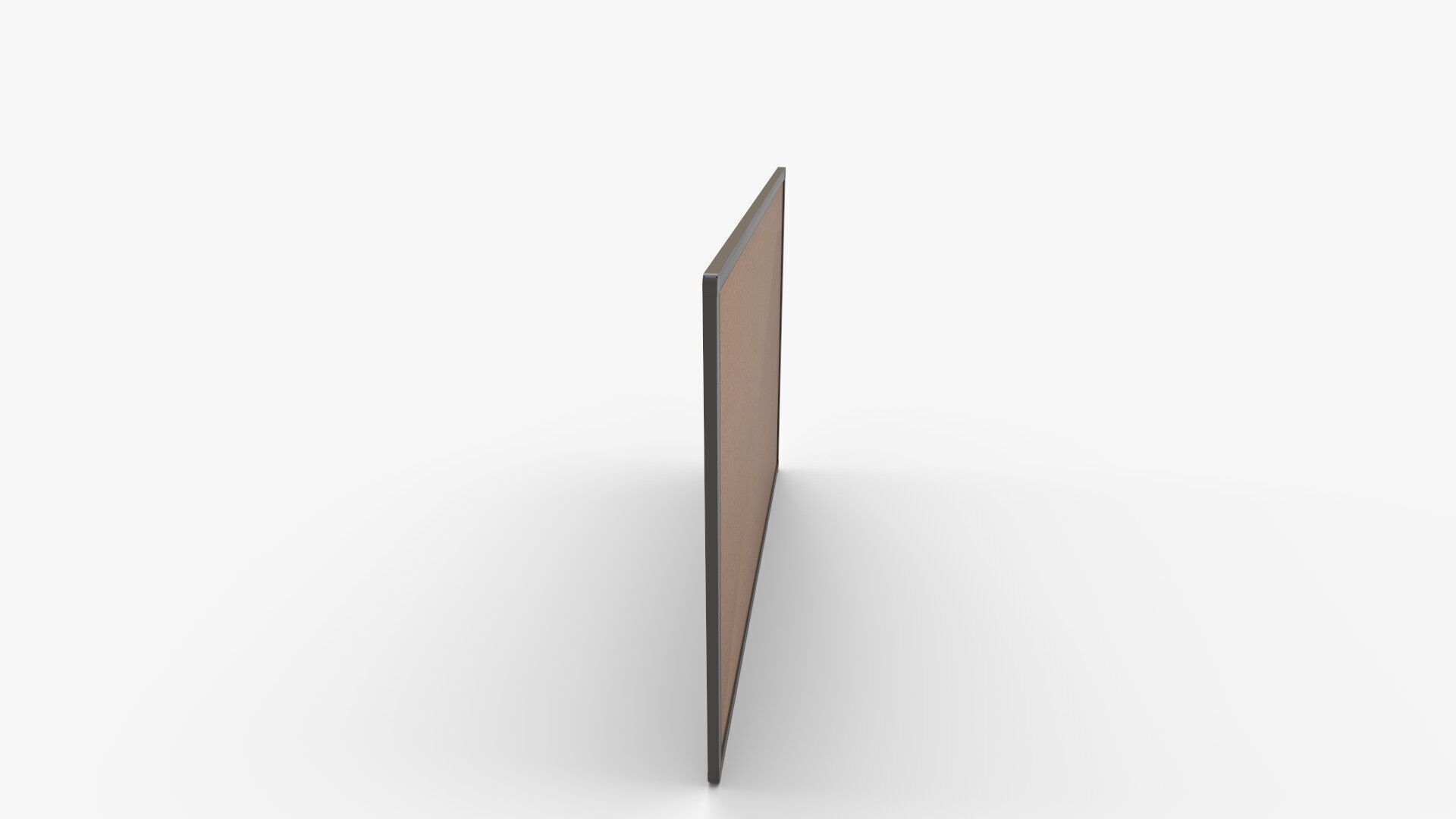 ALLboards Cork Board with Wooden Frame 3D model_2