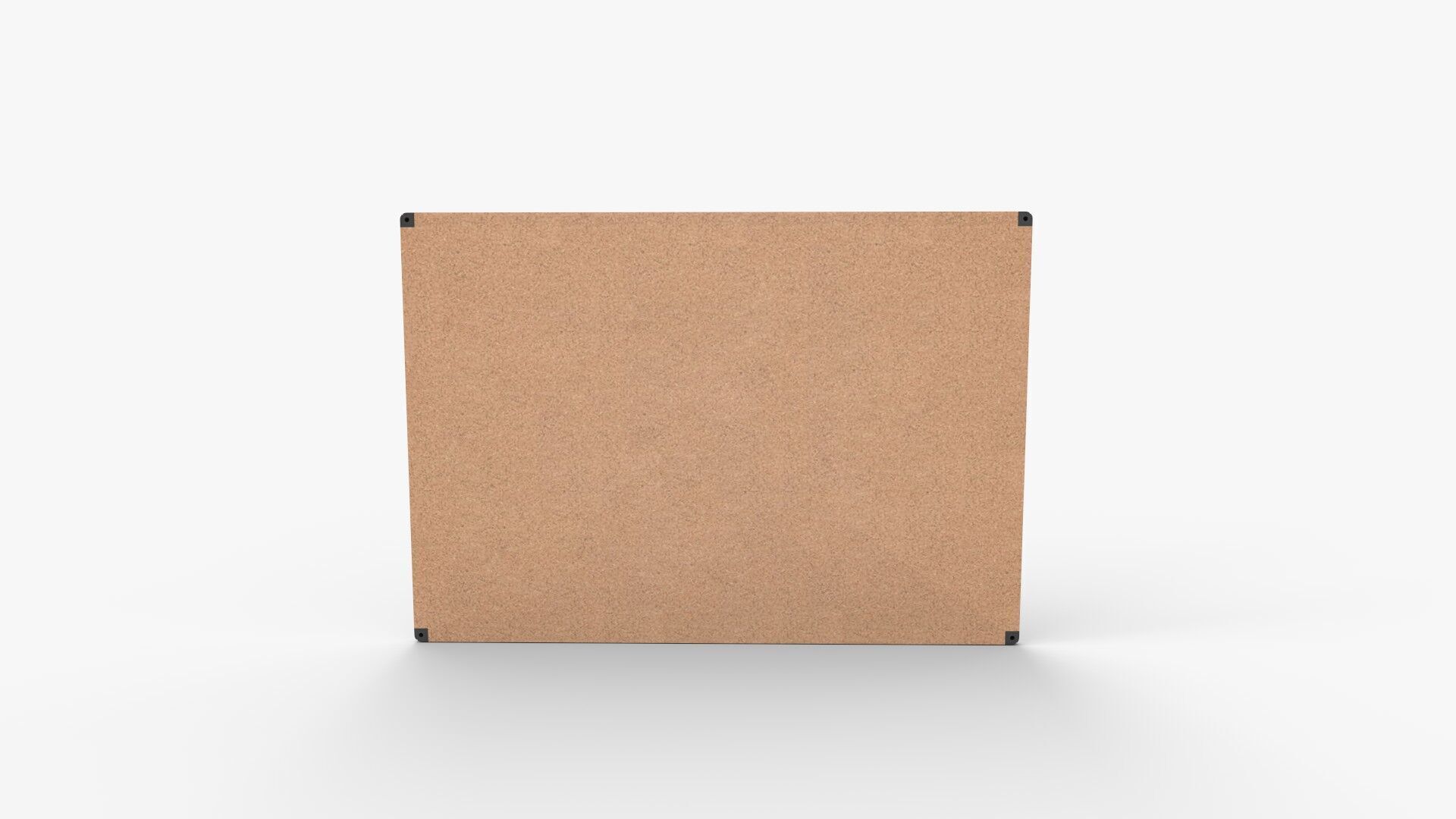 ALLboards Cork Board with Wooden Frame 3D model_6