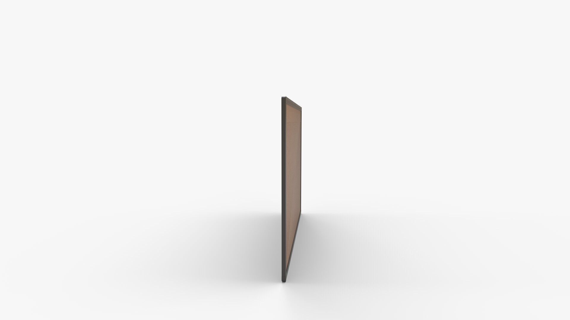 ALLboards Cork Board with Wooden Frame 3D model_1