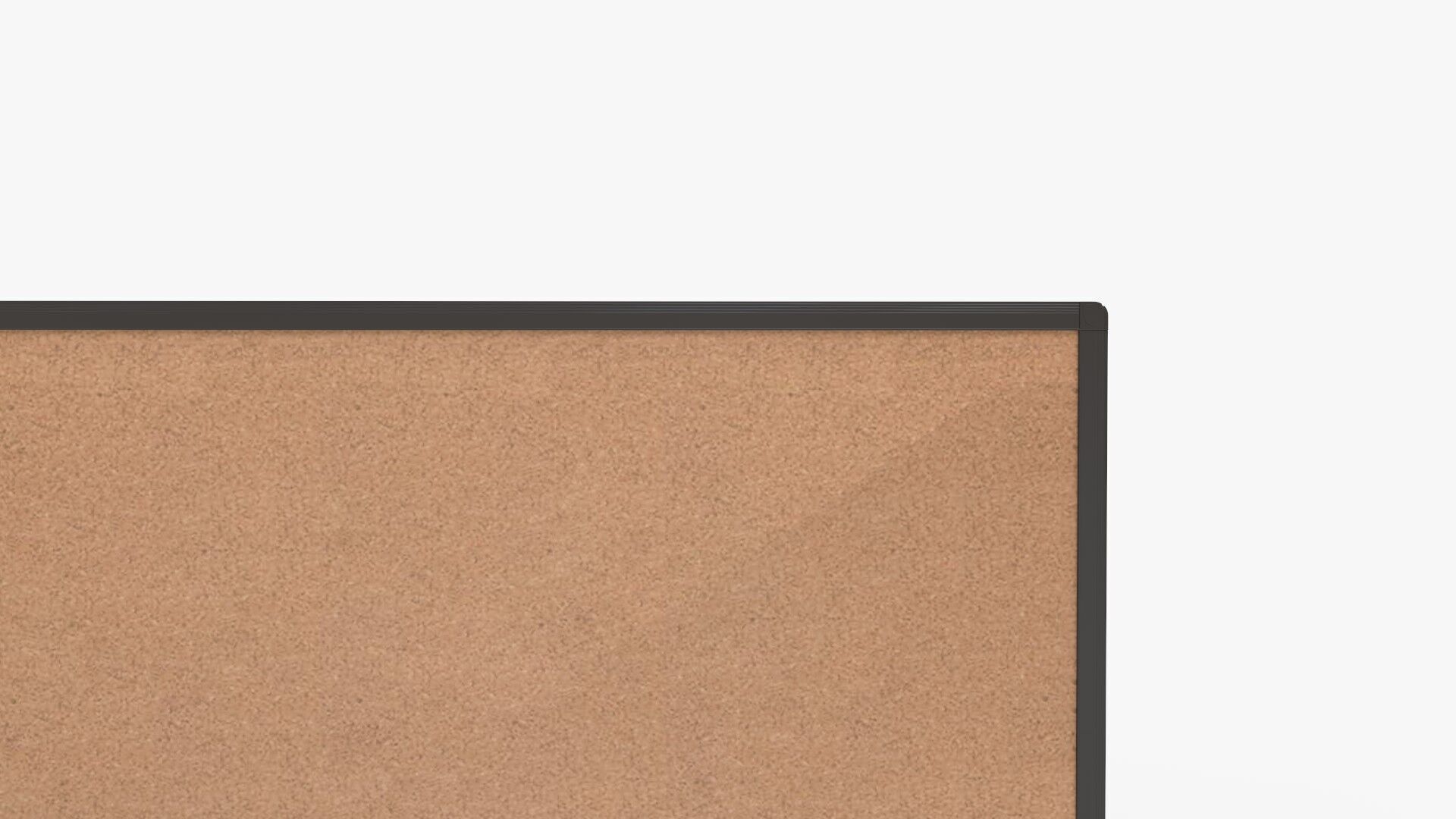 ALLboards Cork Board with Wooden Frame 3D model_8