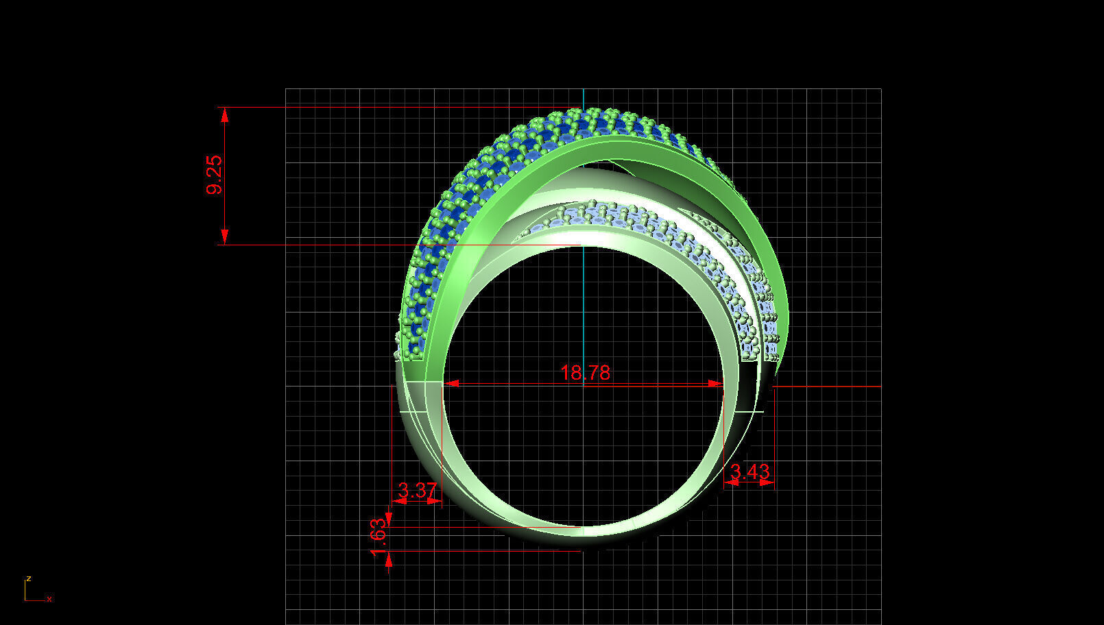 Ring 3993 3D print model_9