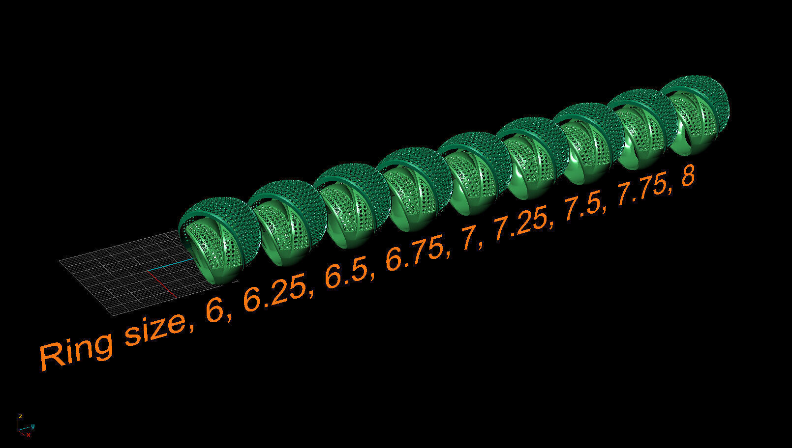 Ring 3993 3D print model_7