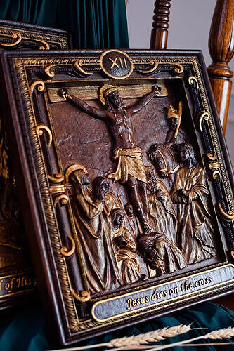 Fifth station of the Cross stl file Free 3D print model