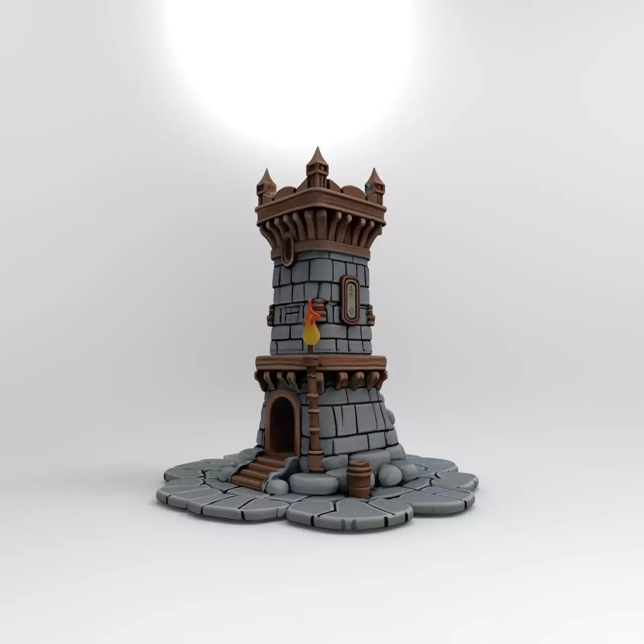 medieval monuments 3D print model_0