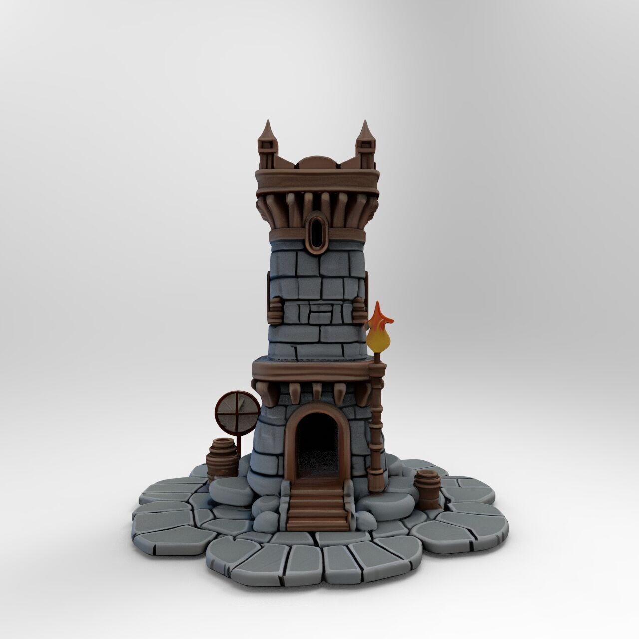 medieval monuments 3D print model_3