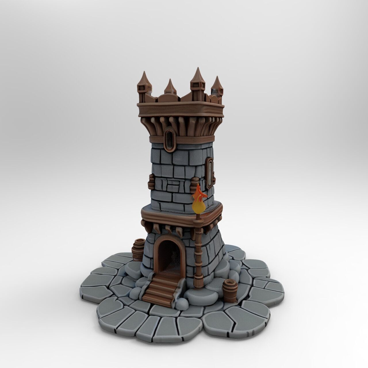 medieval monuments 3D print model_1