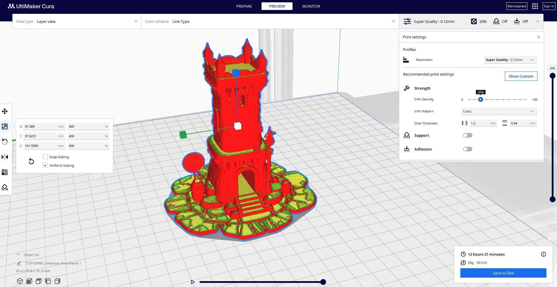 medieval monuments 3D print model_2