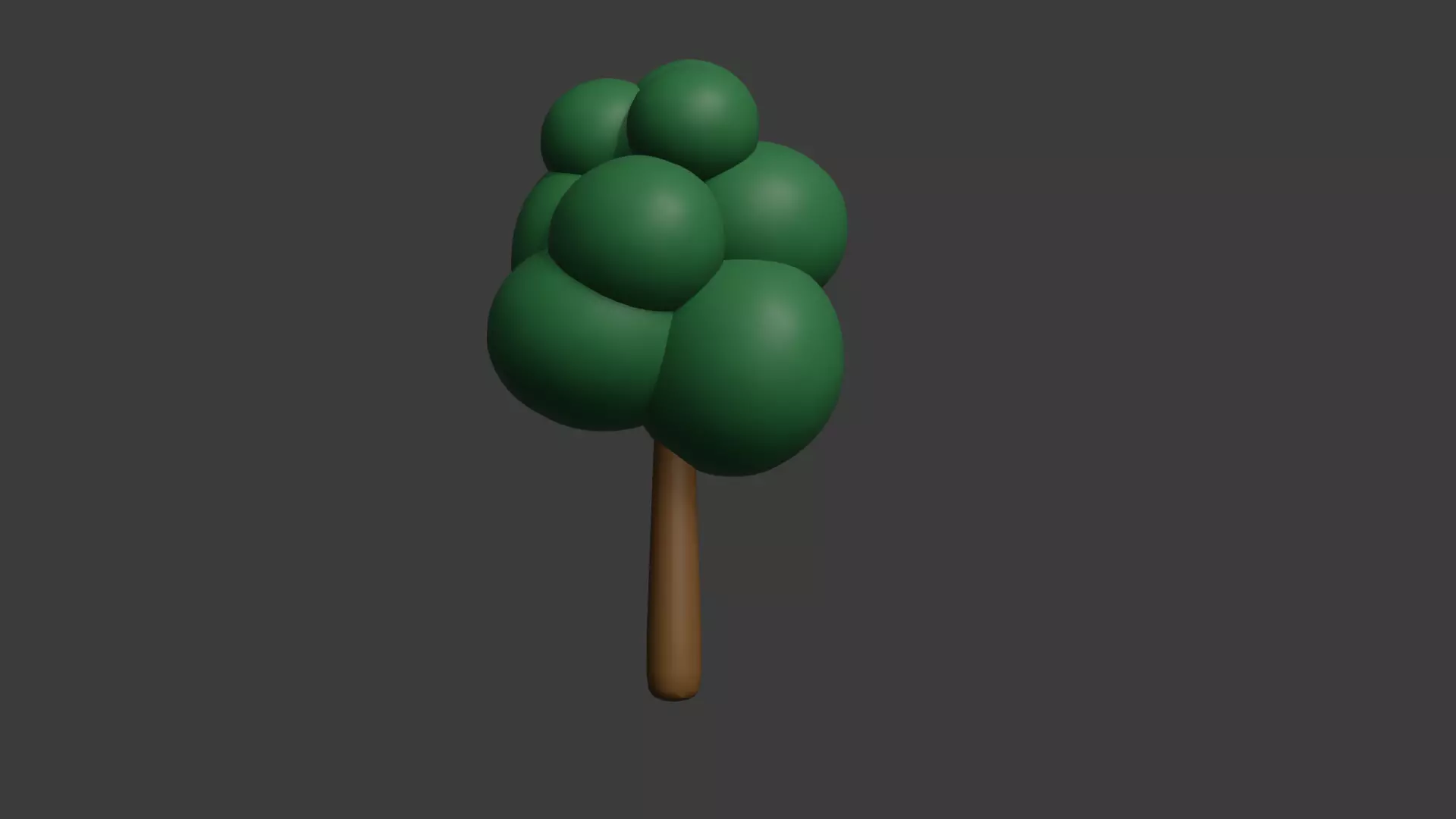 Trees Low-poly 3D model_0