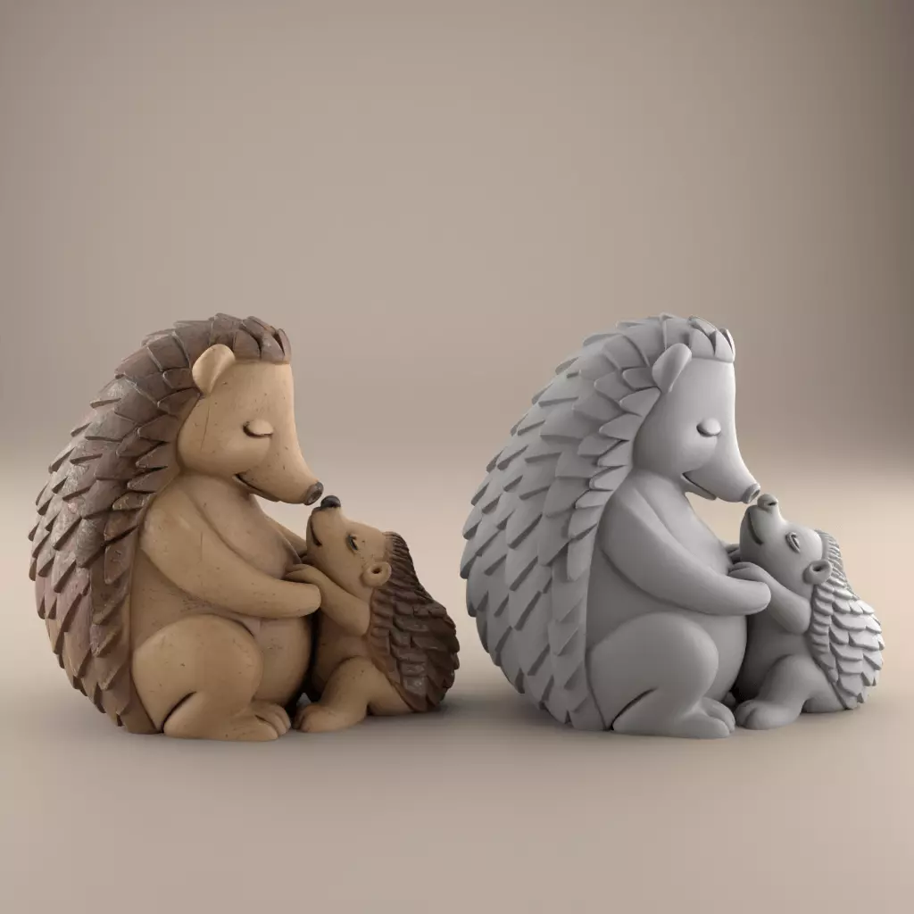 Cute Hedgehog 3D Model for Home Decor and Gifts 3D print model