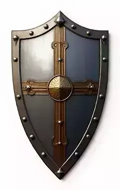 medieval shield 3D print model