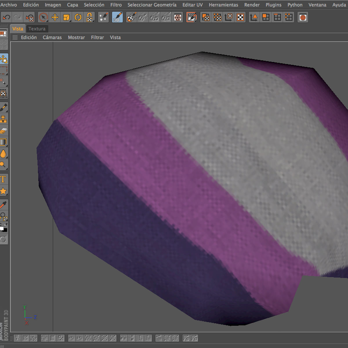 Wool cap 3D model_9
