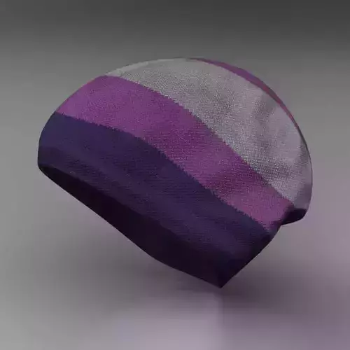 Wool cap 3D model