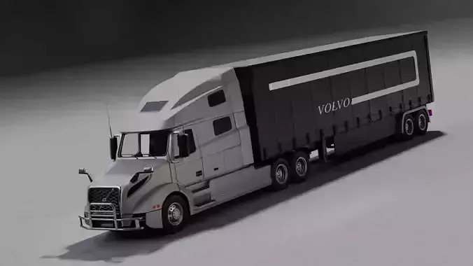 Volvo VNL 760 Truck High-Quality 3D Model