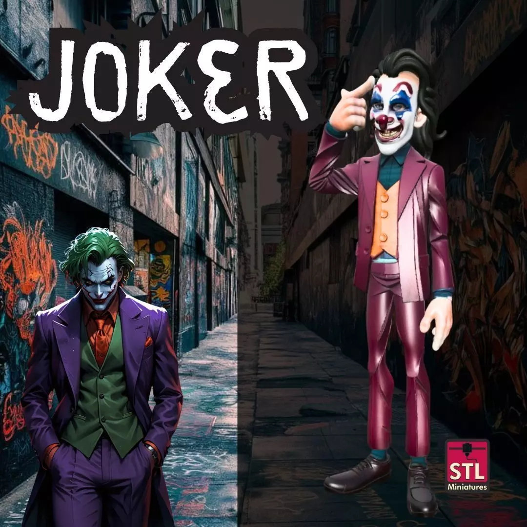 Joker 3D Printing STL File Inspired Version 3D print model