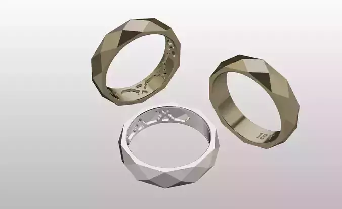 Minimal Ring - Gold Silver