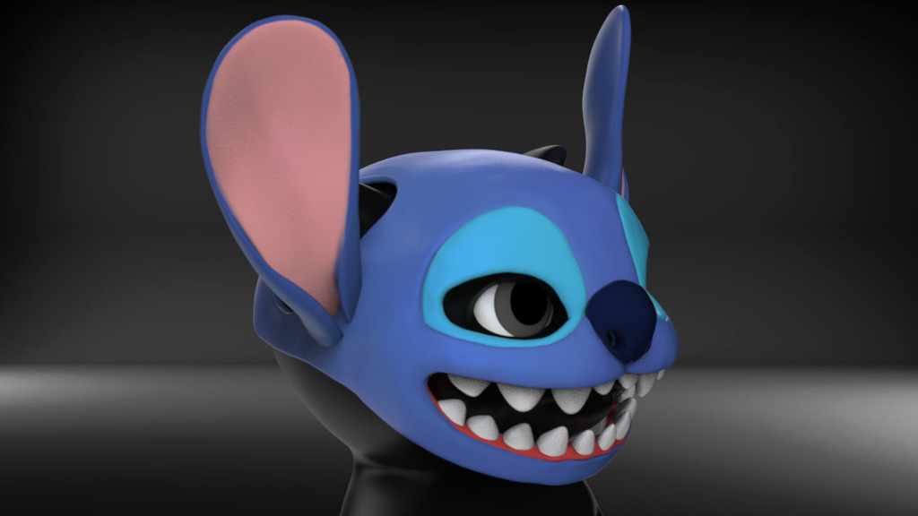 Cute Mask for Cat Stl for 3D print model_1
