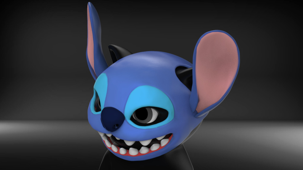 Cute Mask for Cat Stl for 3D print model_2