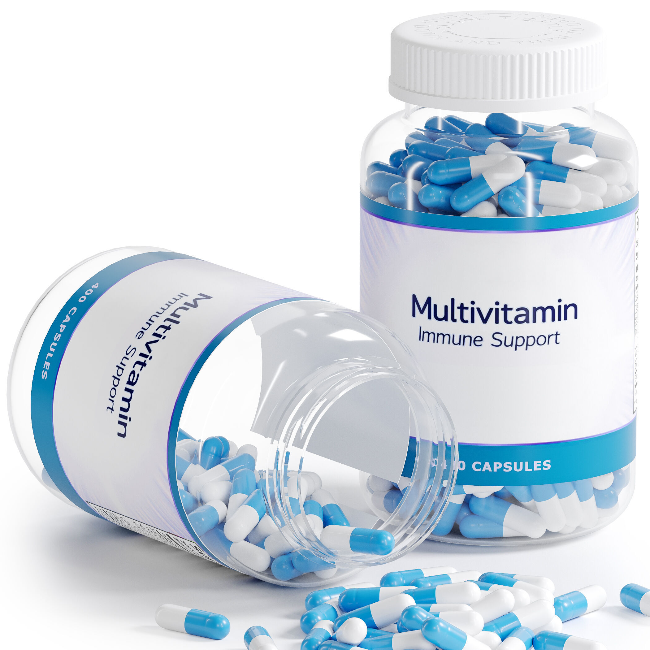 Pills Bottle  3D model_2