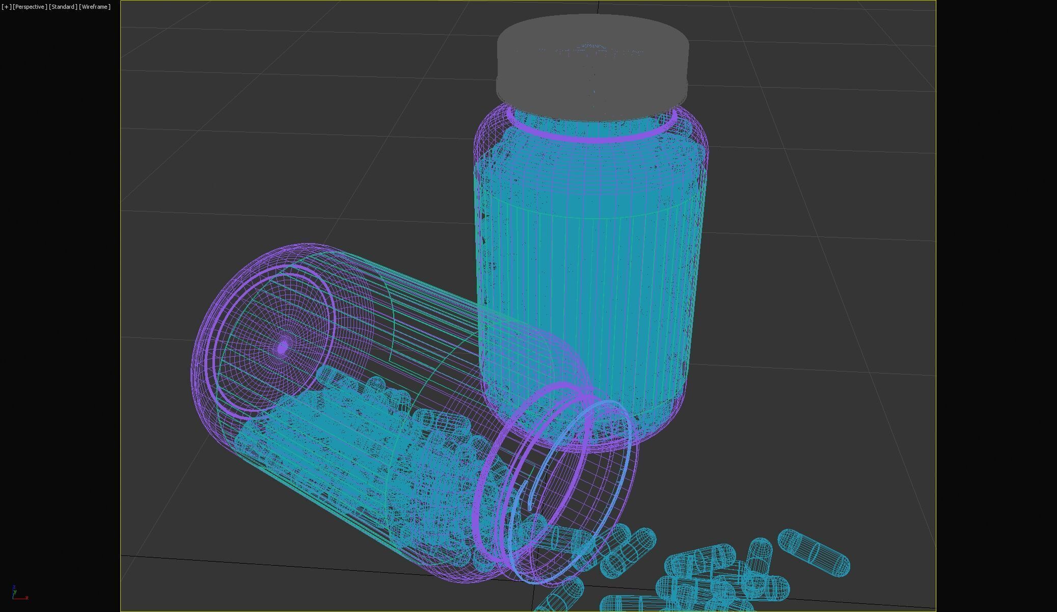 Pills Bottle  3D model_7