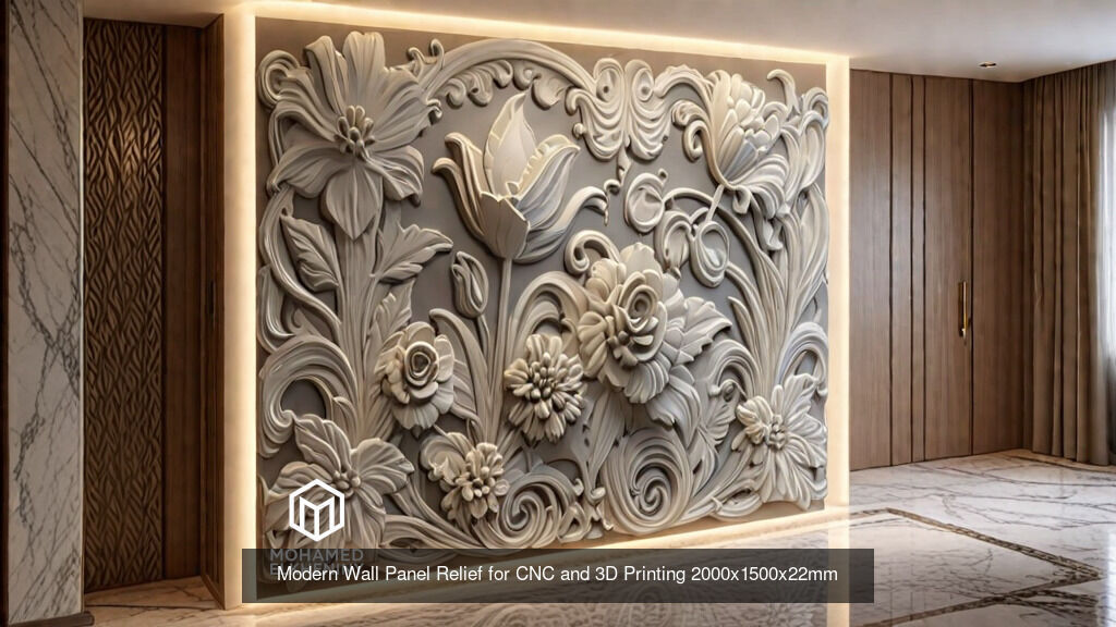 Sculpted Harmony 3D Wall Panel Collection Vol 2 _12