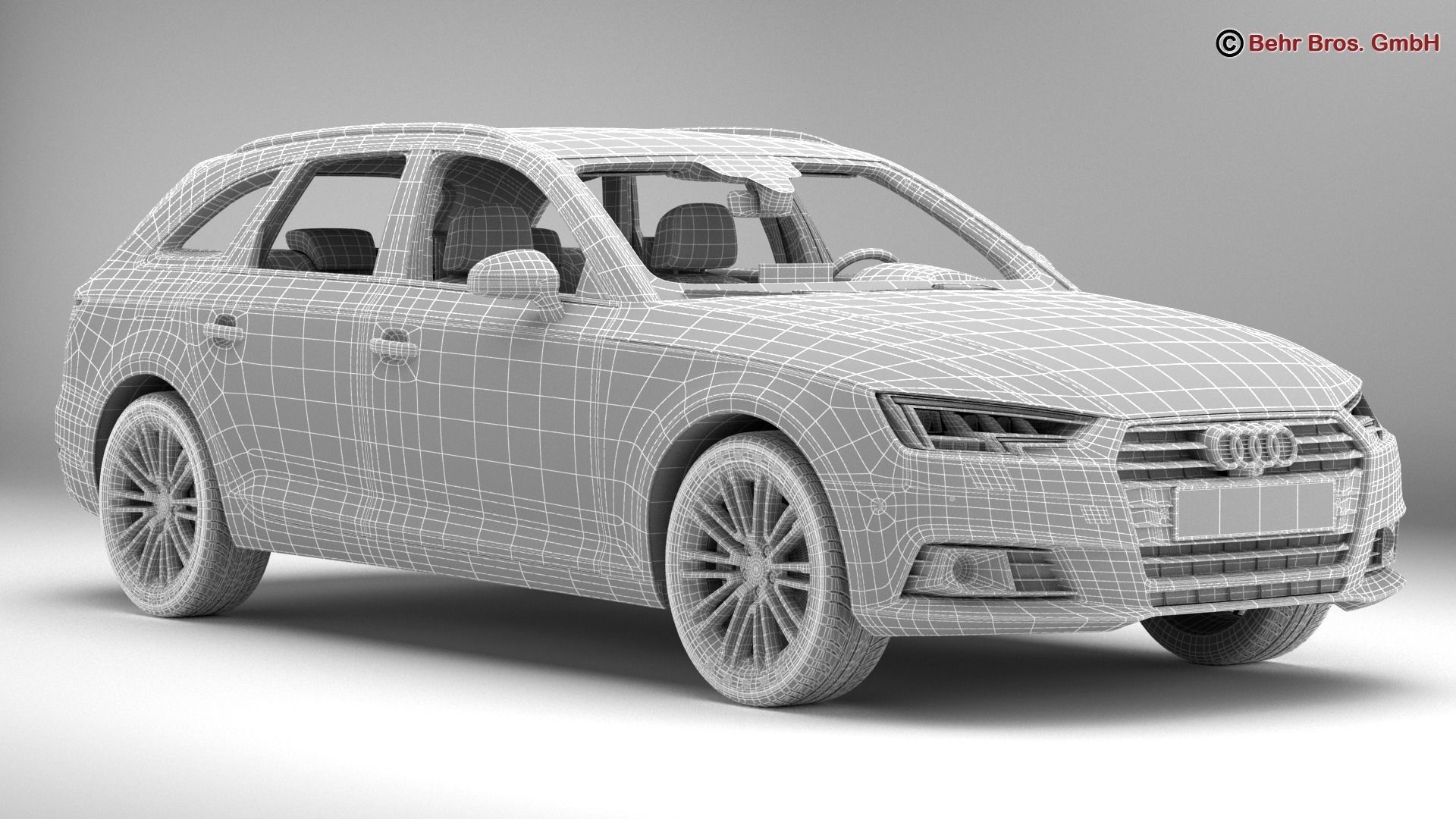 Audi A4 Avant 2016 3D model_16
