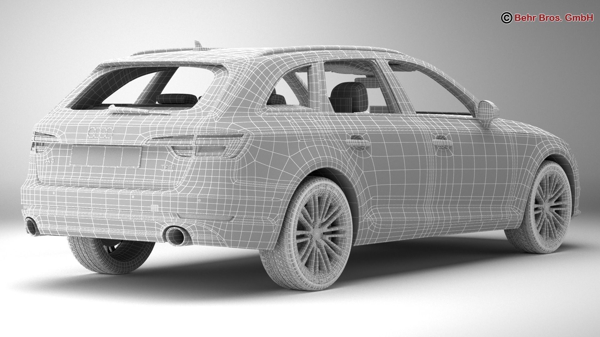 Audi A4 Avant 2016 3D model_18