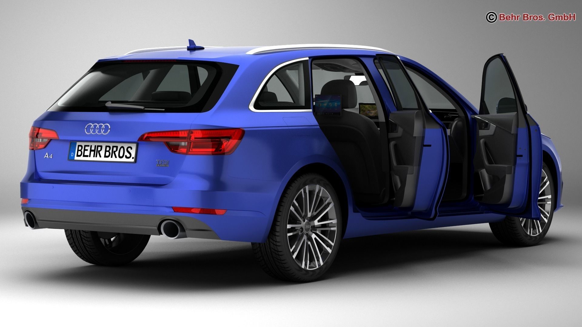 Audi A4 Avant 2016 3D model_4