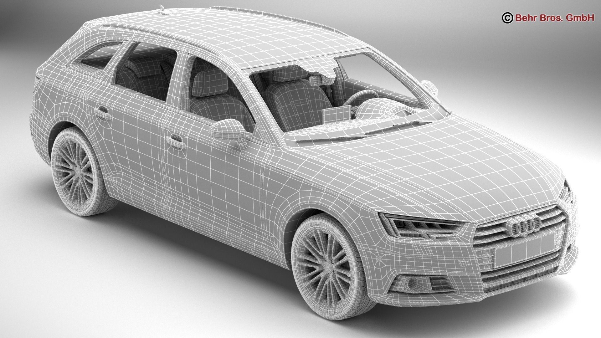 Audi A4 Avant 2016 3D model_15