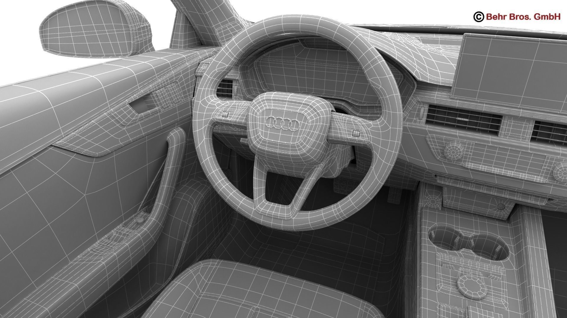 Audi A4 Avant 2016 3D model_29