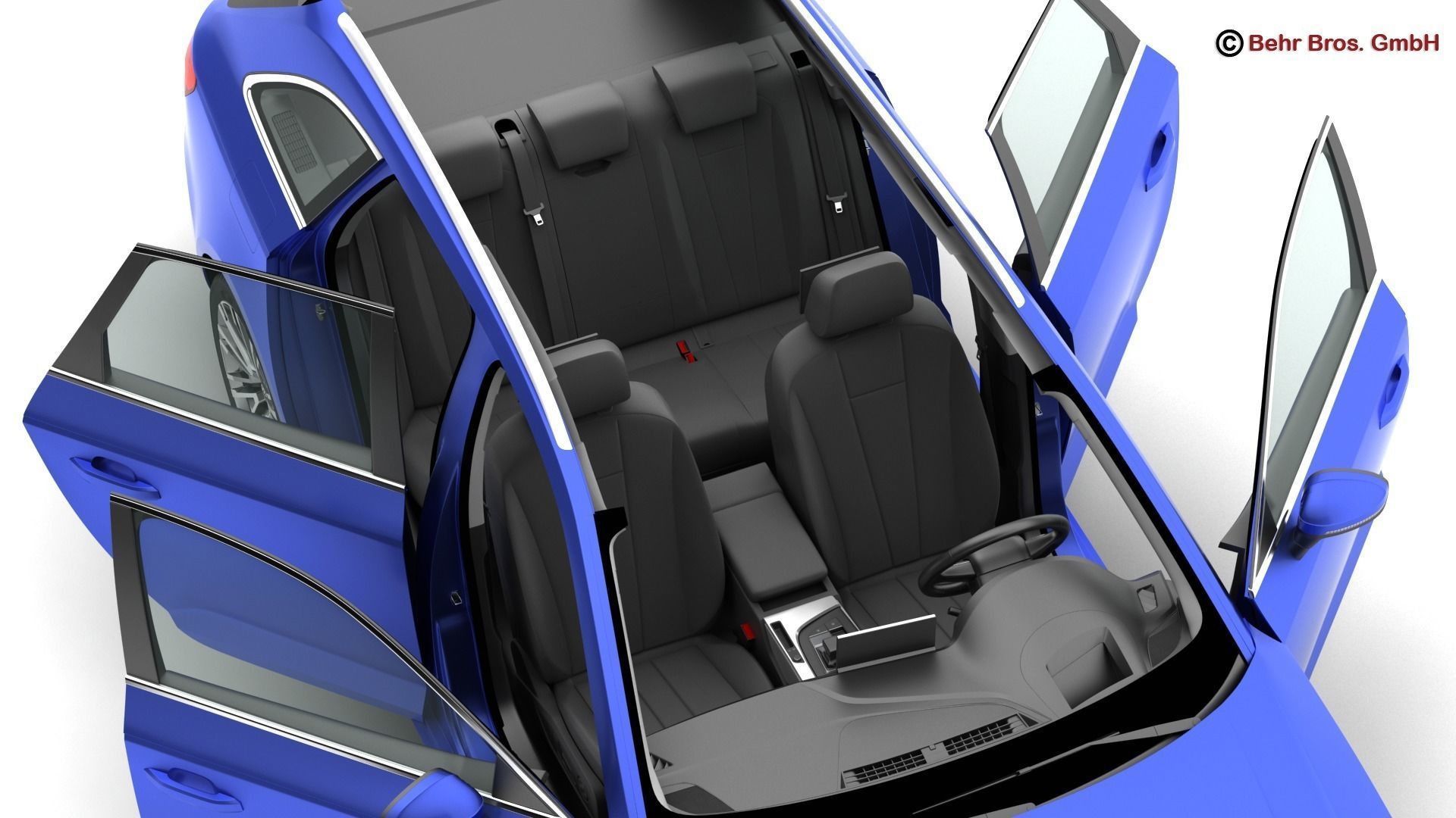 Audi A4 Avant 2016 3D model_11