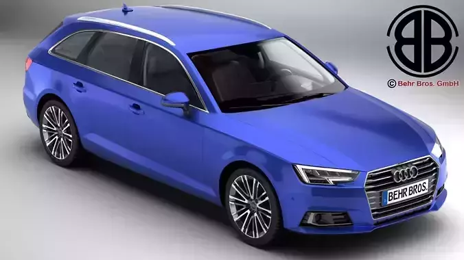 Audi A4 Avant 2016 3D model