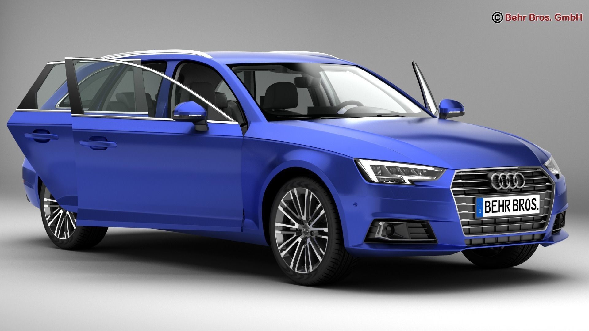 Audi A4 Avant 2016 3D model_2
