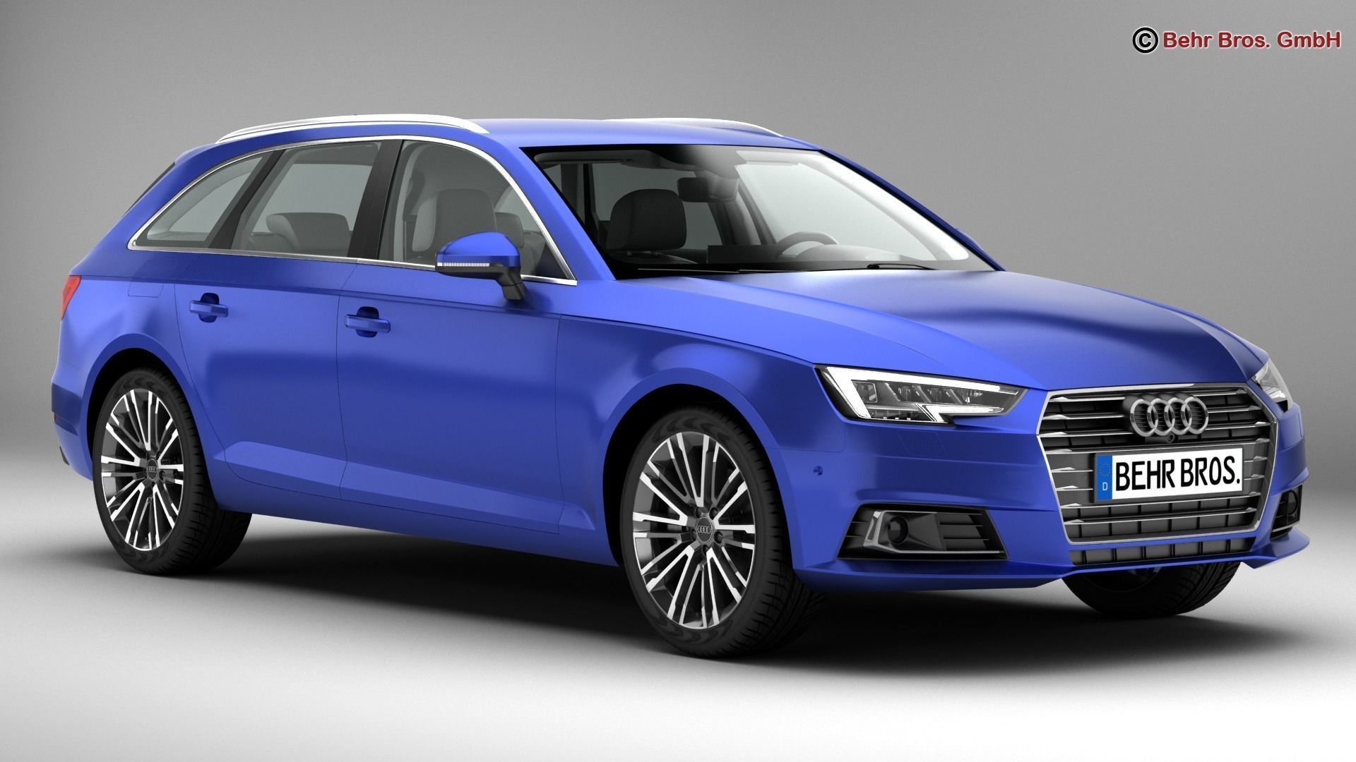 Audi A4 Avant 2016 3D model_1