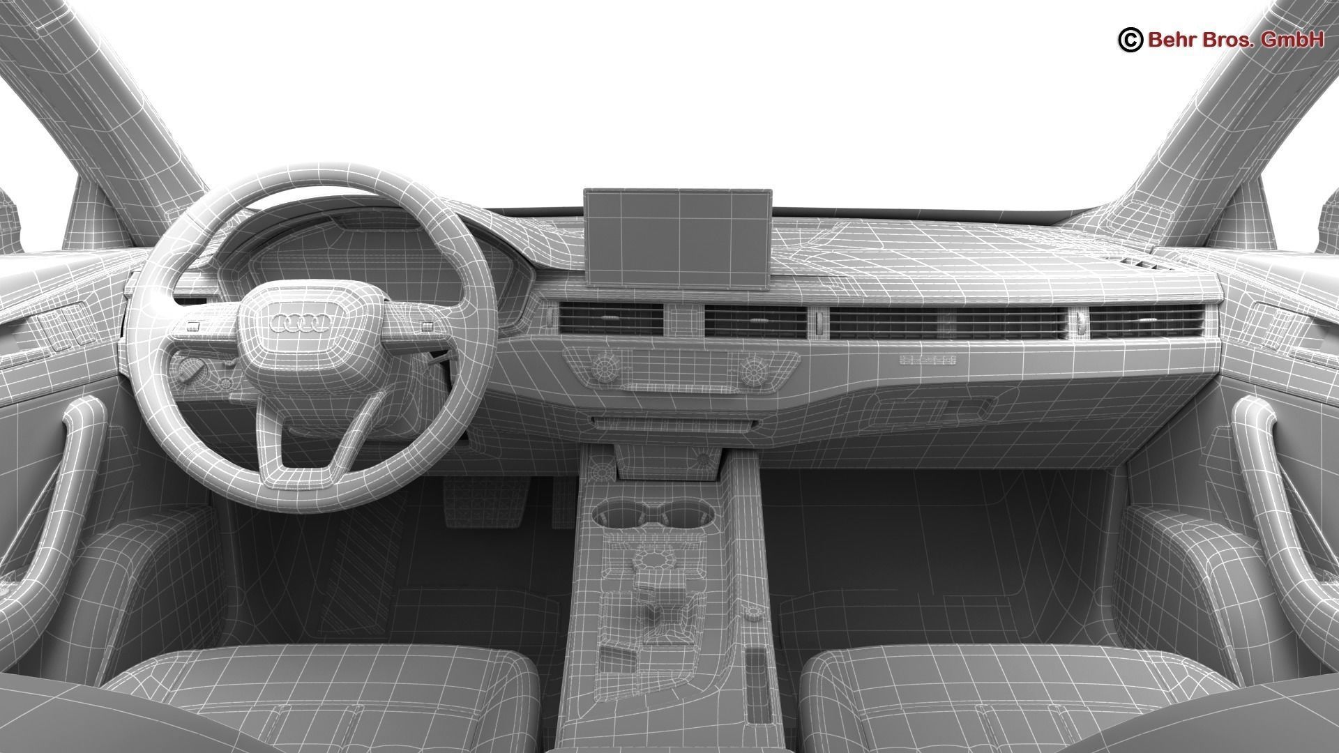 Audi A4 Avant 2016 3D model_28