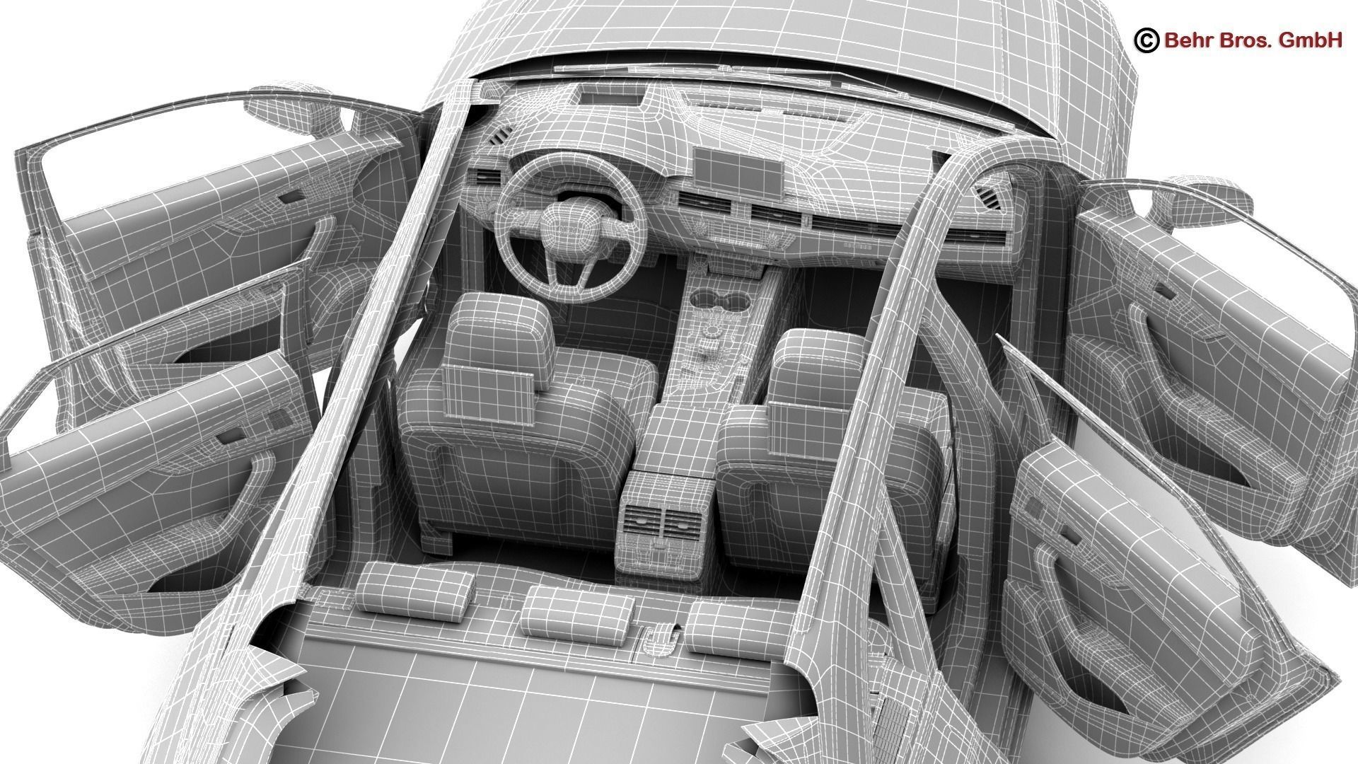 Audi A4 Avant 2016 3D model_27