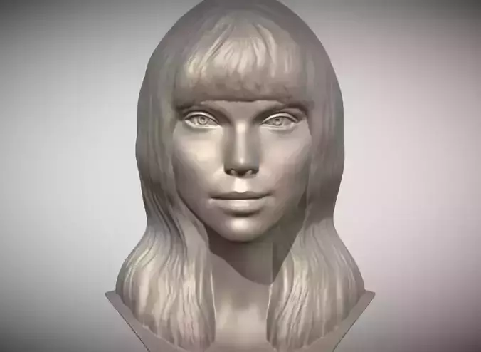 Taylor Swift bust 3D print model