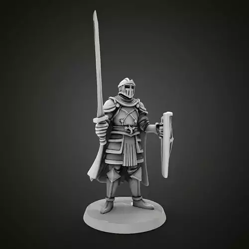 medieval knight miniature