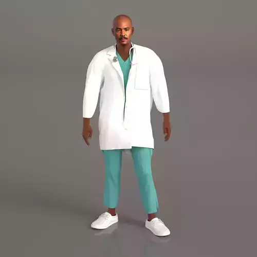 African Male Doctor